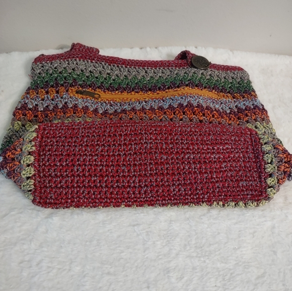 Sak Bag Cambria Knit Crochet Hobo Rainbow Soho - Picture 4 of 10